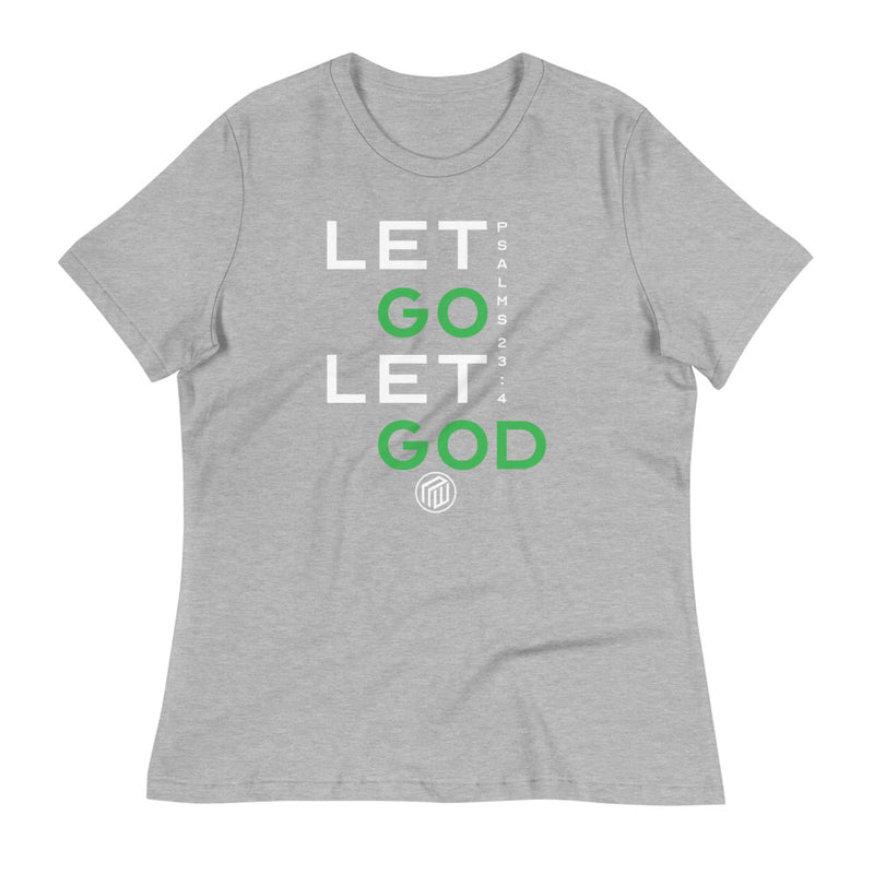 Let Go Let GOD Ladies' short sleeve t-shirt
