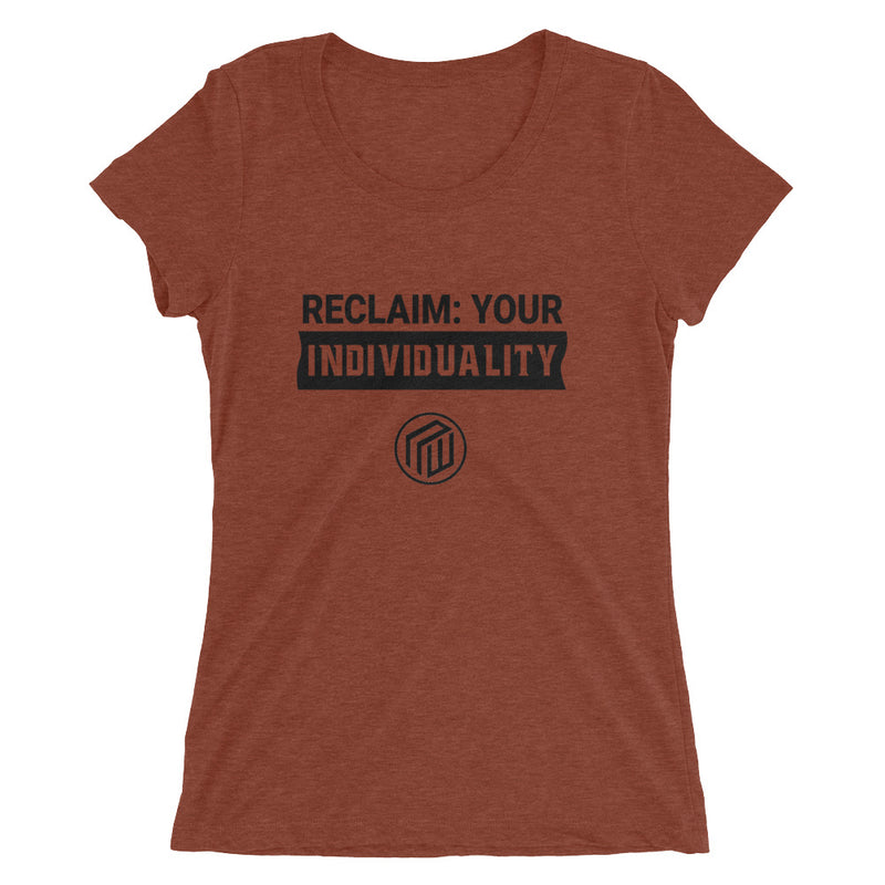 Reclaim Individuality ladies' short sleeve t-shirt