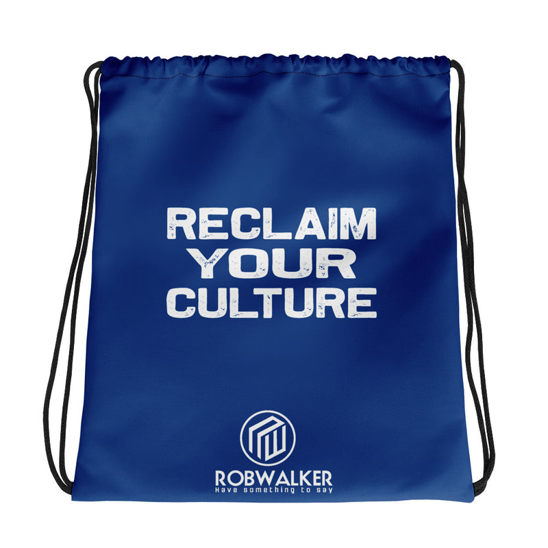 Reclaim Your Culture drawstring bag