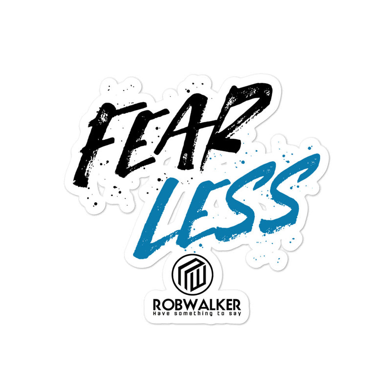 Fear Less Bubble-free stickers