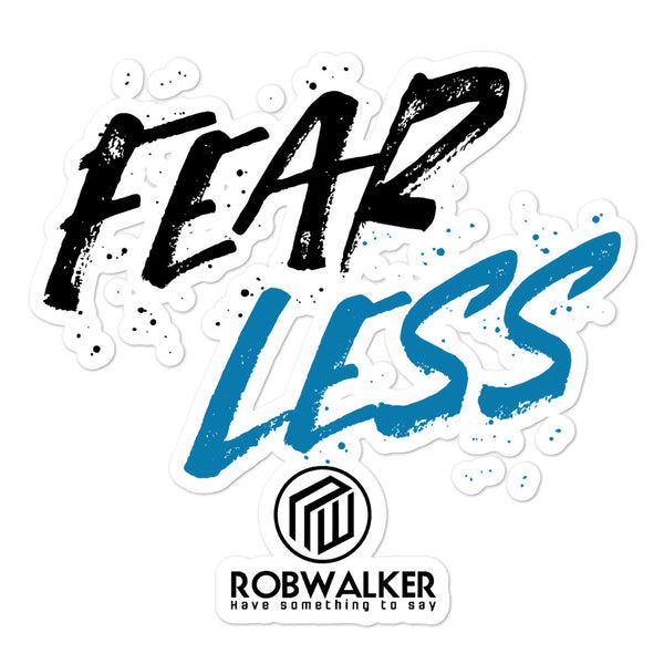 Fear Less Bubble-free stickers
