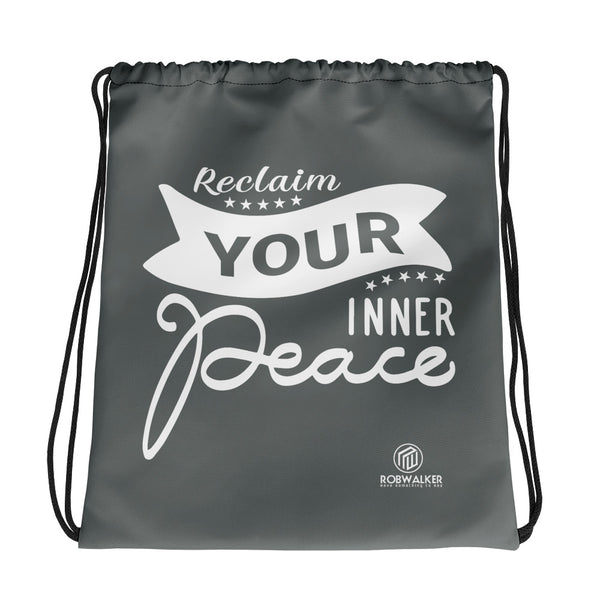 Reclaim Your Inner Peace Drawstring bag