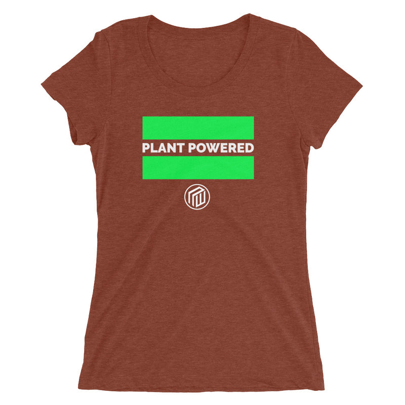 Plant =Powered Ladies' short sleeve t-shirt