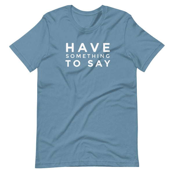 Slogan Short-Sleeve Unisex T-Shirt