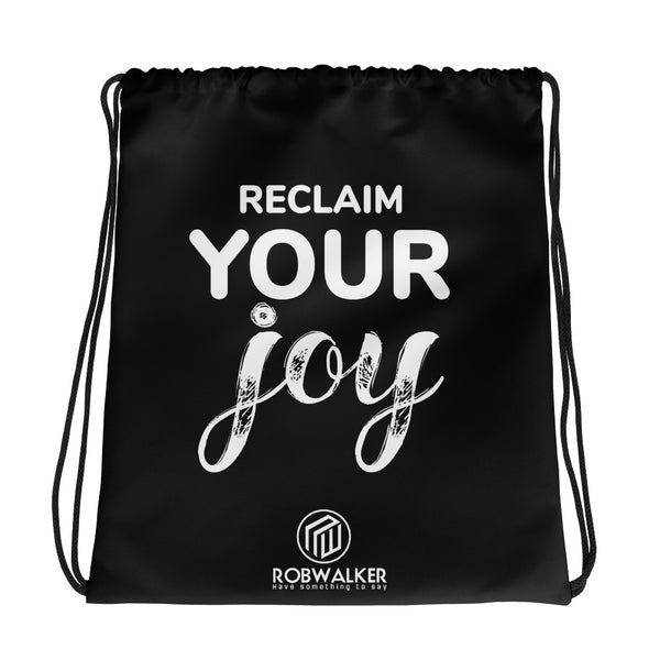 Reclaim Your Joy Drawstring bag