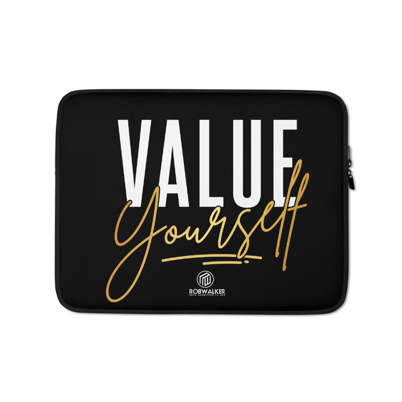Value Yourself Laptop Sleeve