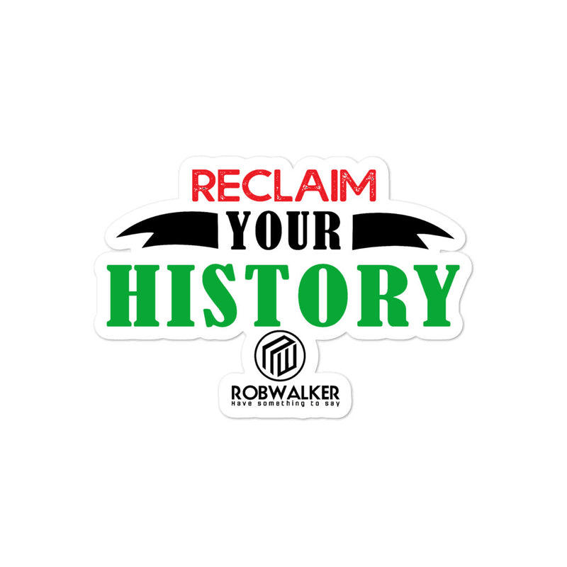 Value your History Bubble-free stickers