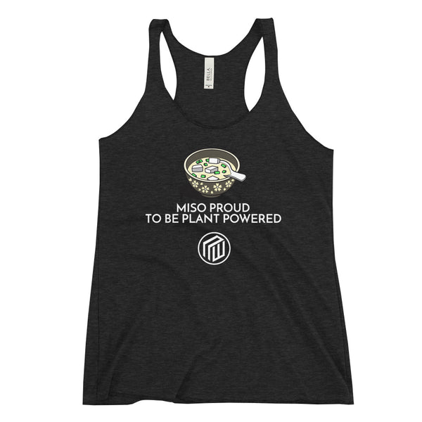 Miso Proud to be plant based Women's Racerback Tank