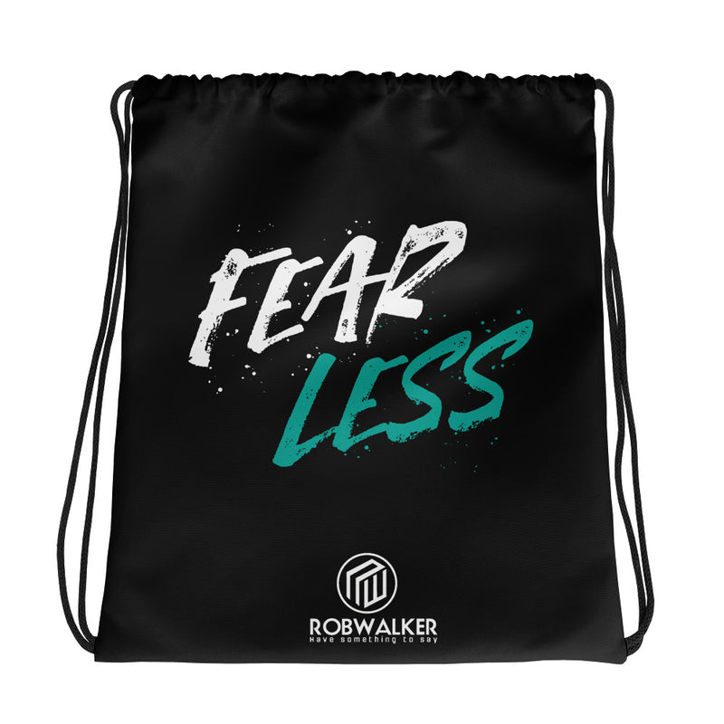 Fear Less drawstring bag